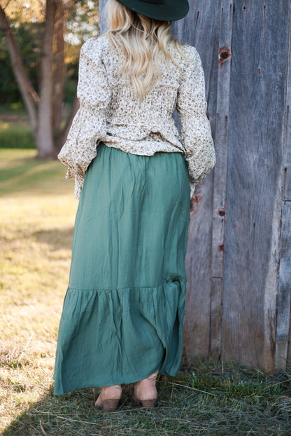 Evergreen Maxi Skirt