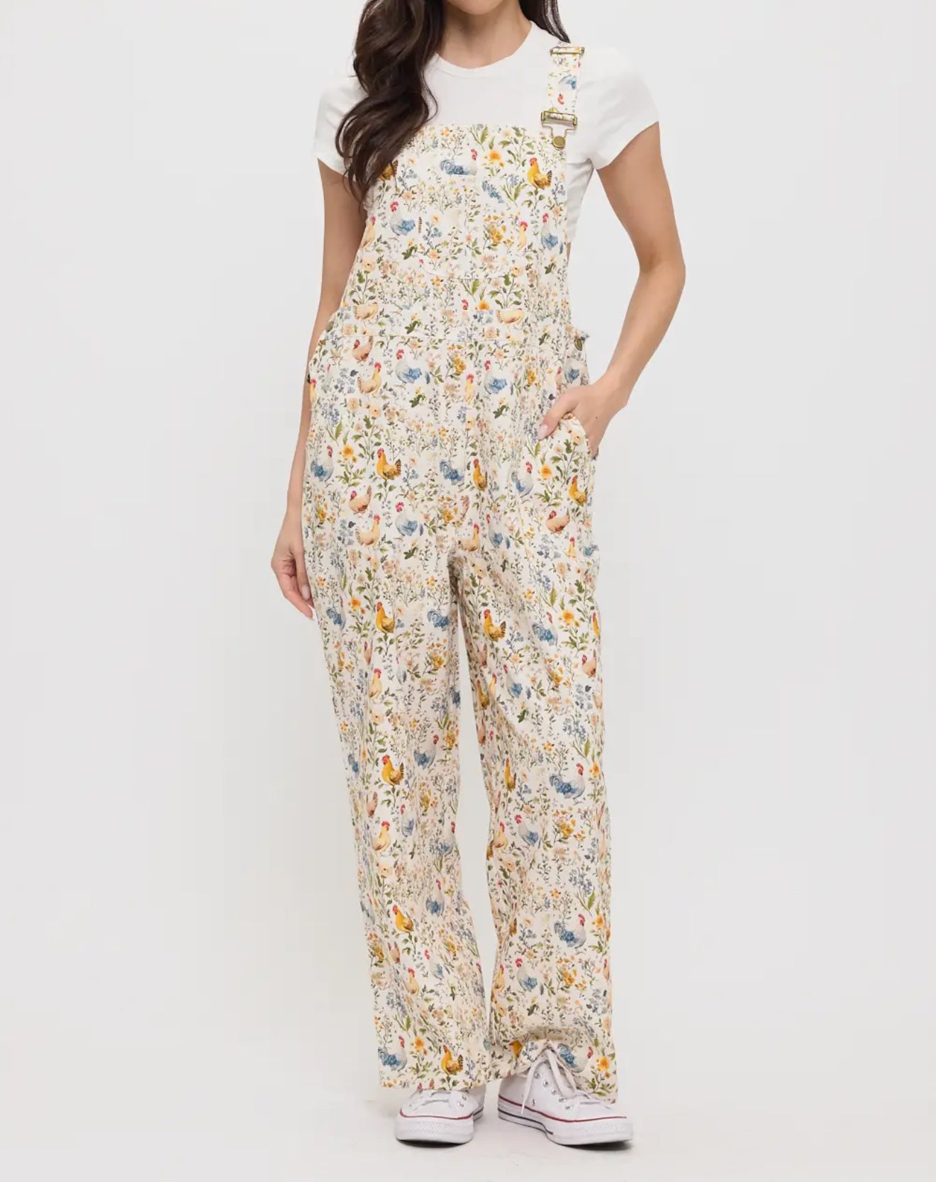 Spring Chicken Overalls
