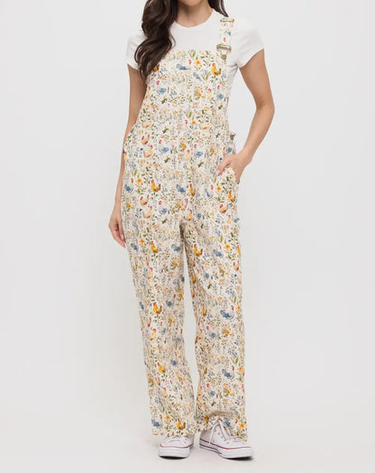 Spring Chicken Overalls