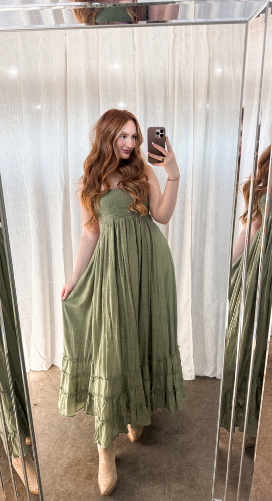 Wanderlust Halter Maxi - Wild Mint