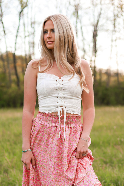 Country Darling Lace Top