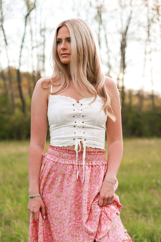 Country Darling Lace Top