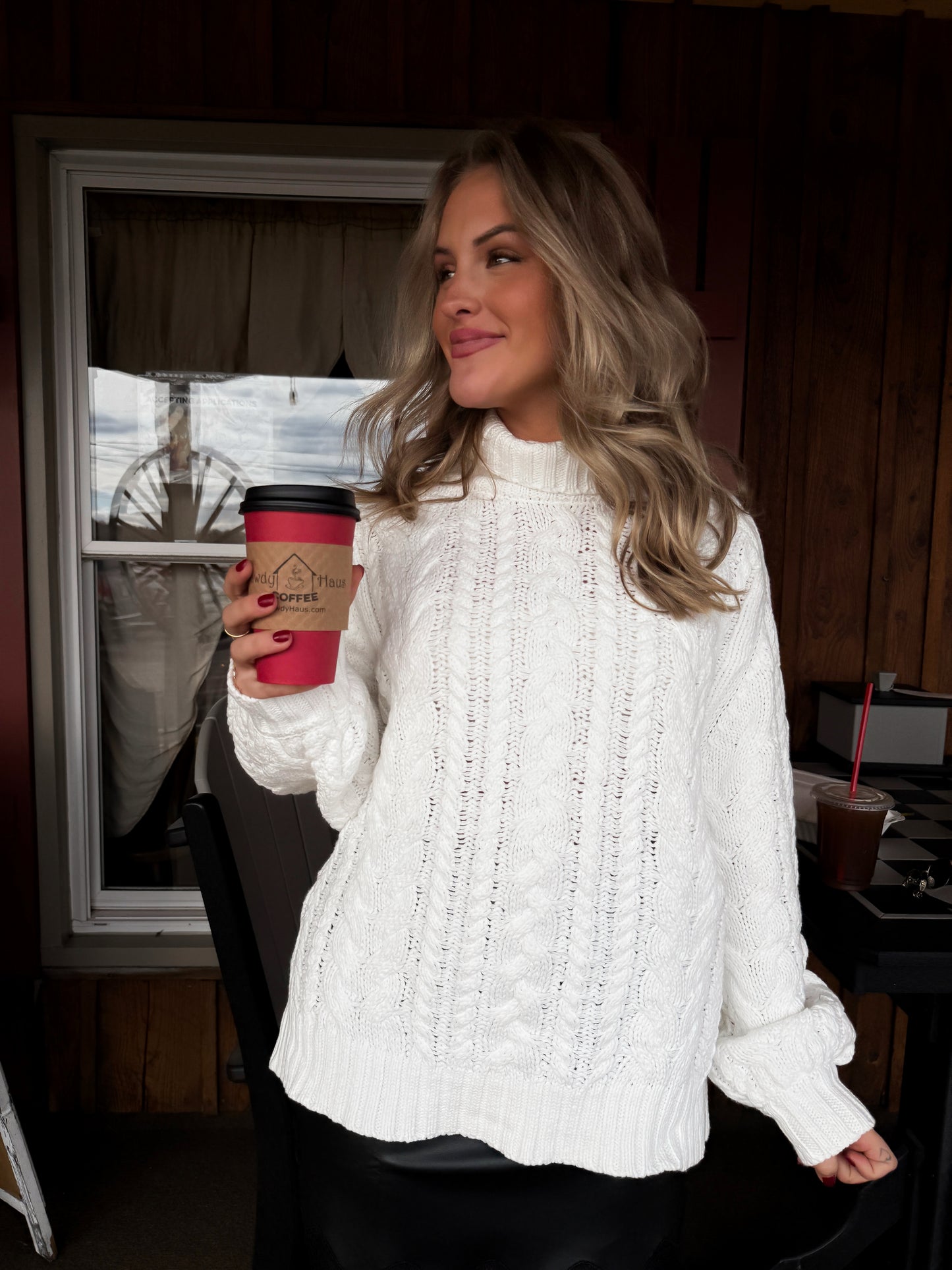 Marshmallow Chunky Knit Sweater