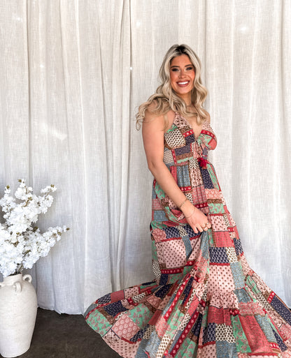 Meadow Quilt Patchwork Dress