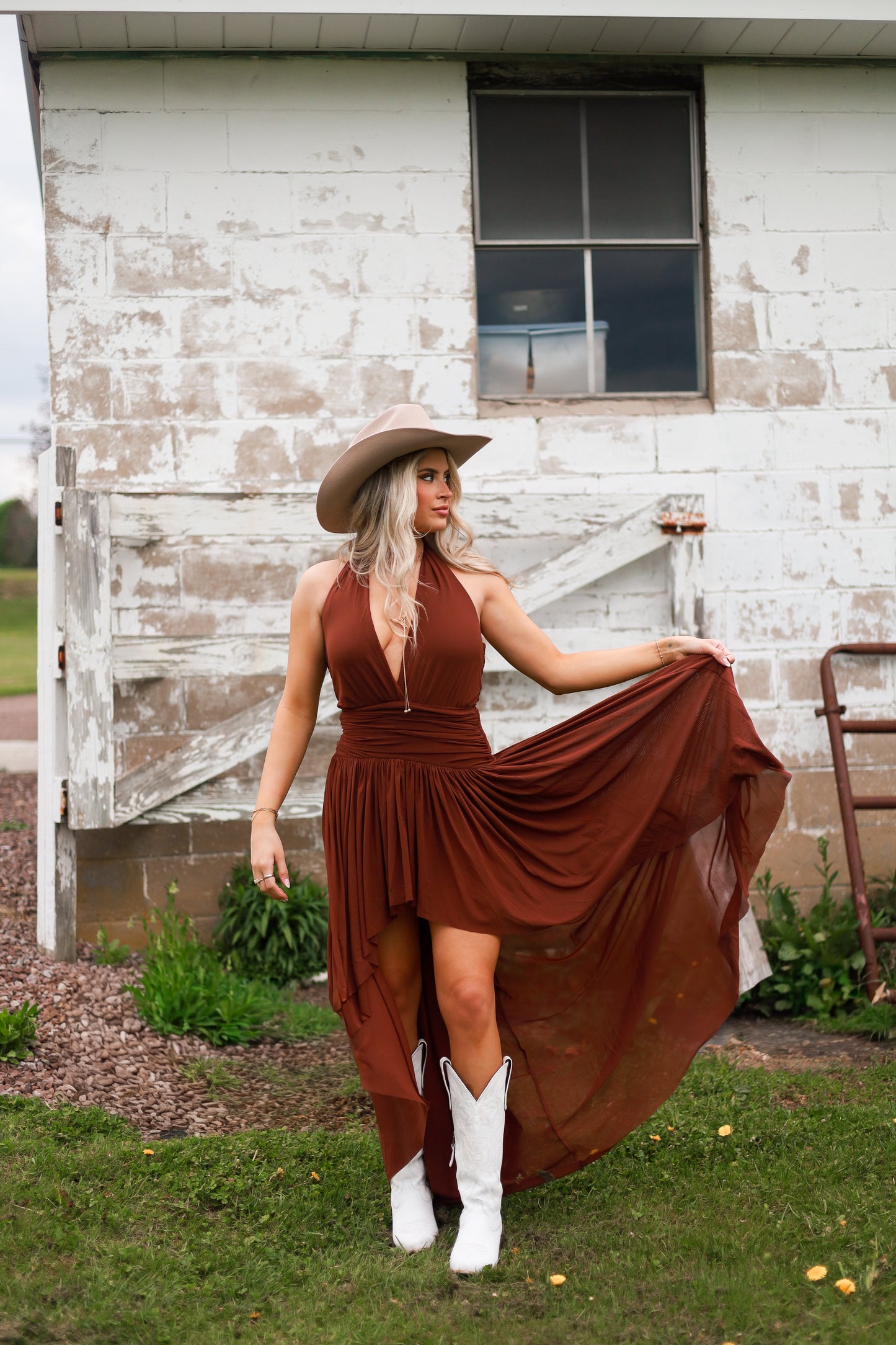 Saguaro Dress - Cayenne