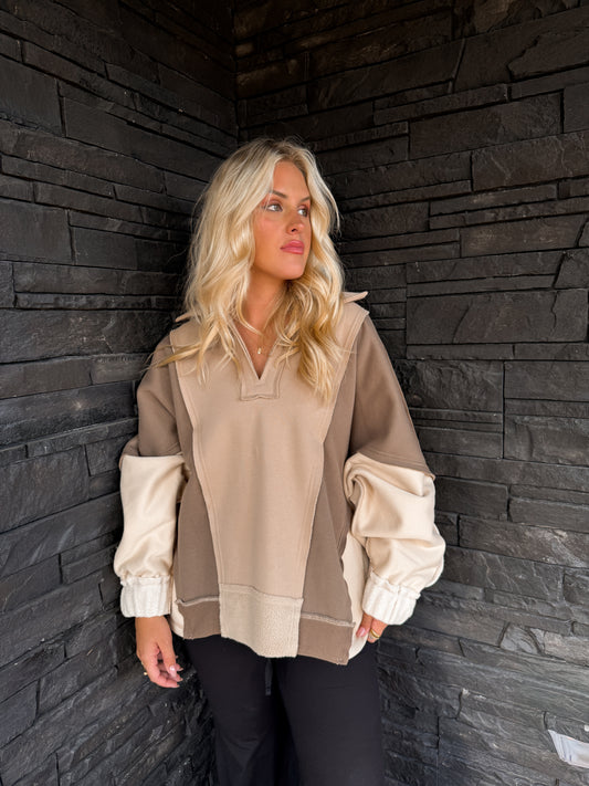Backroad Sweatshirt - Brown Sugar