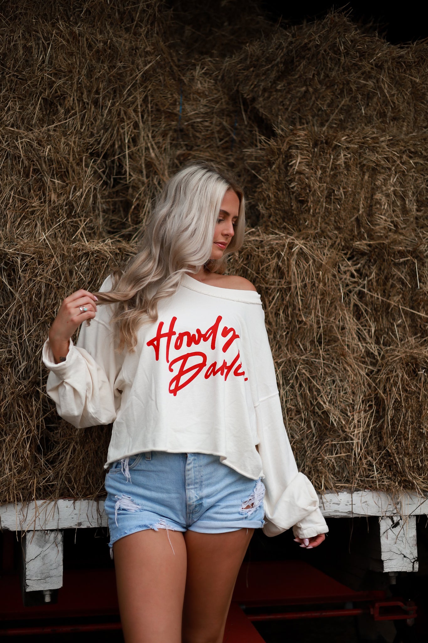 Howdy Darlin' Top - Cream