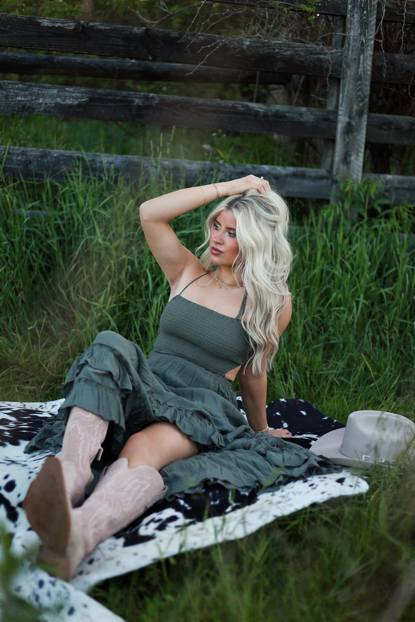 Southern Sage Maxi Dress