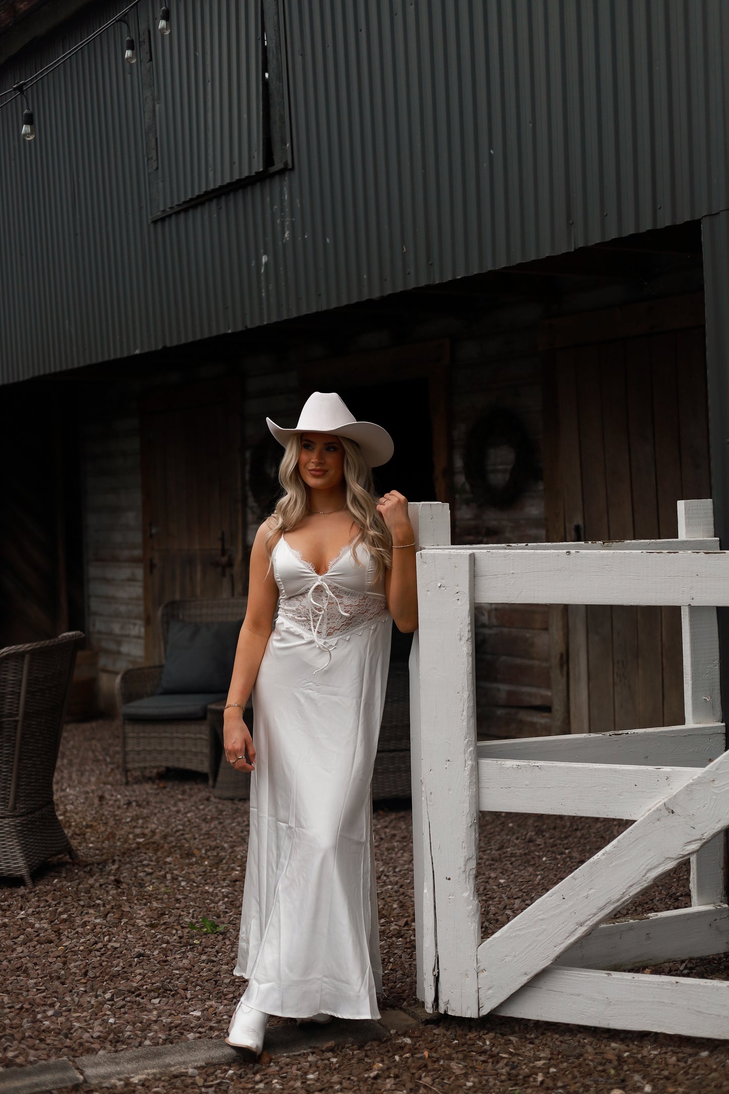 Stallion Dress - White