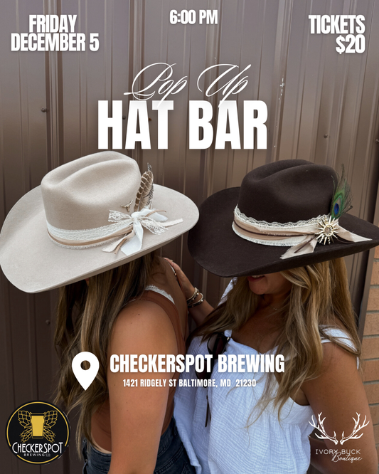 Hat Bar: Checkerspot Brewing