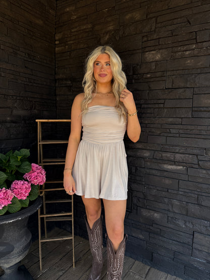 Savannah Romper - Ash