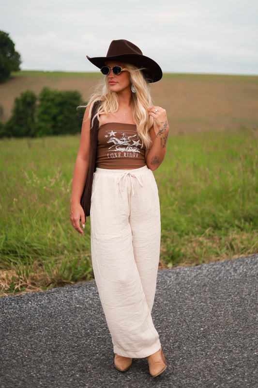 Oak Wide Leg Linen Pants