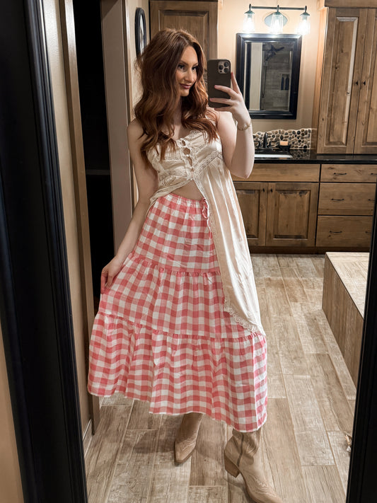 Strawberry Shortcake Maxi Skirt