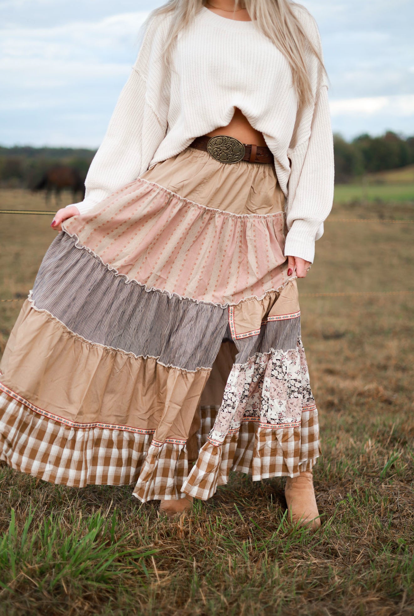 Prairie Patchwork Skirt