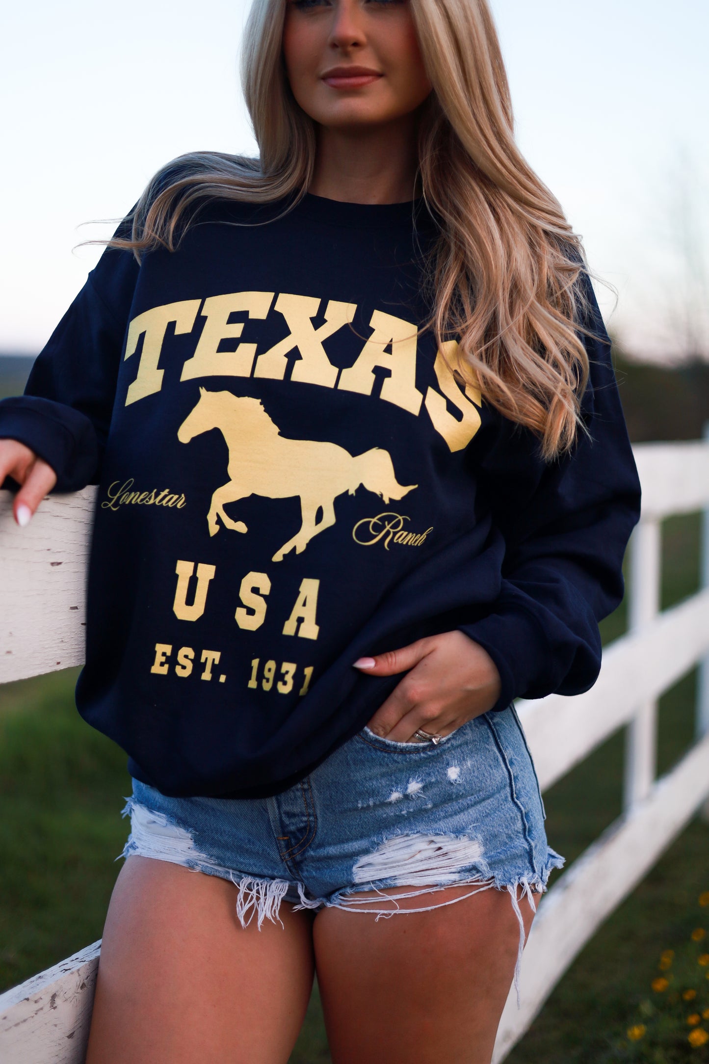 Texas Lonestar Ranch Top