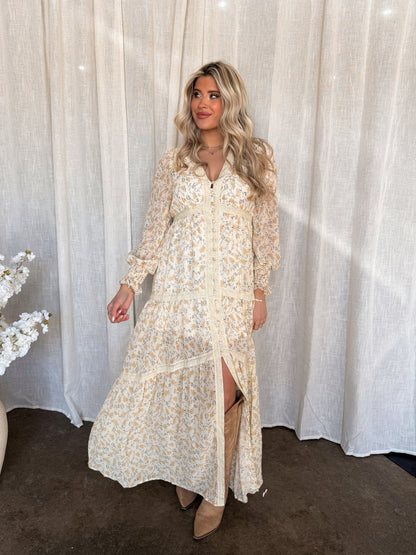 Daffodil Creme Maxi Dress