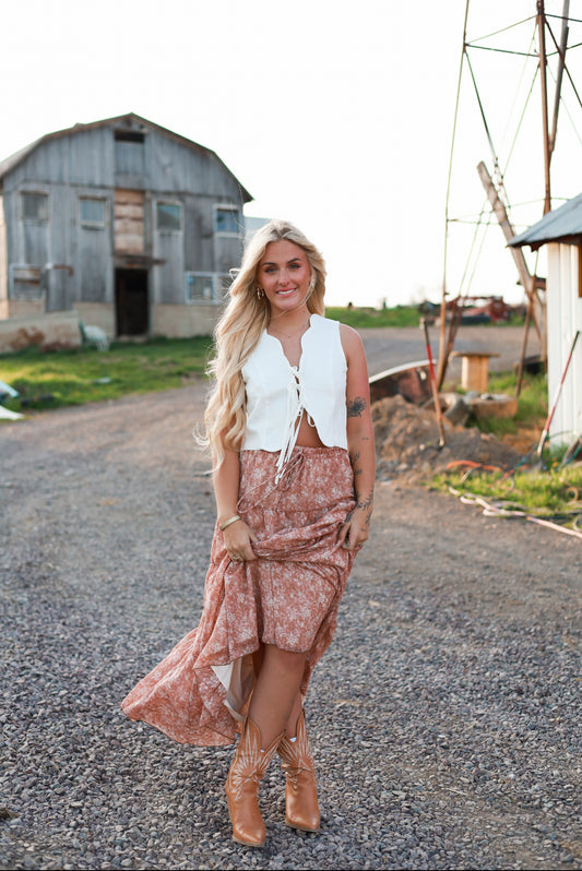 Wanderlust Skirt- Blossom