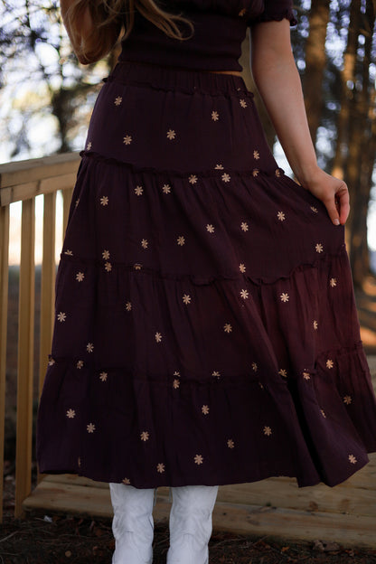 Plum Grove Bohemian Skirt Set