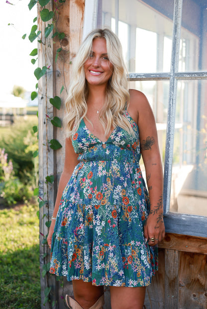 Floral Fling Mini Dress