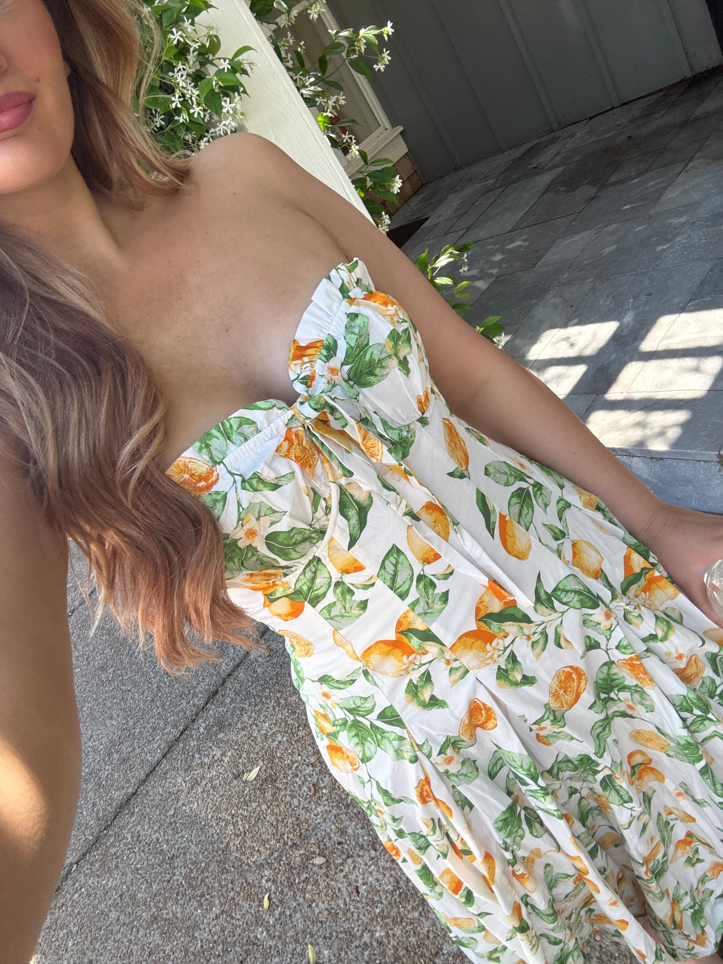 Lemon Sorbet Midi Dress