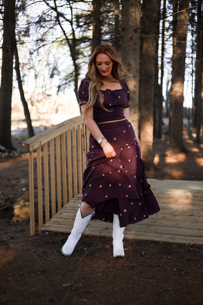 Plum Grove Bohemian Skirt Set