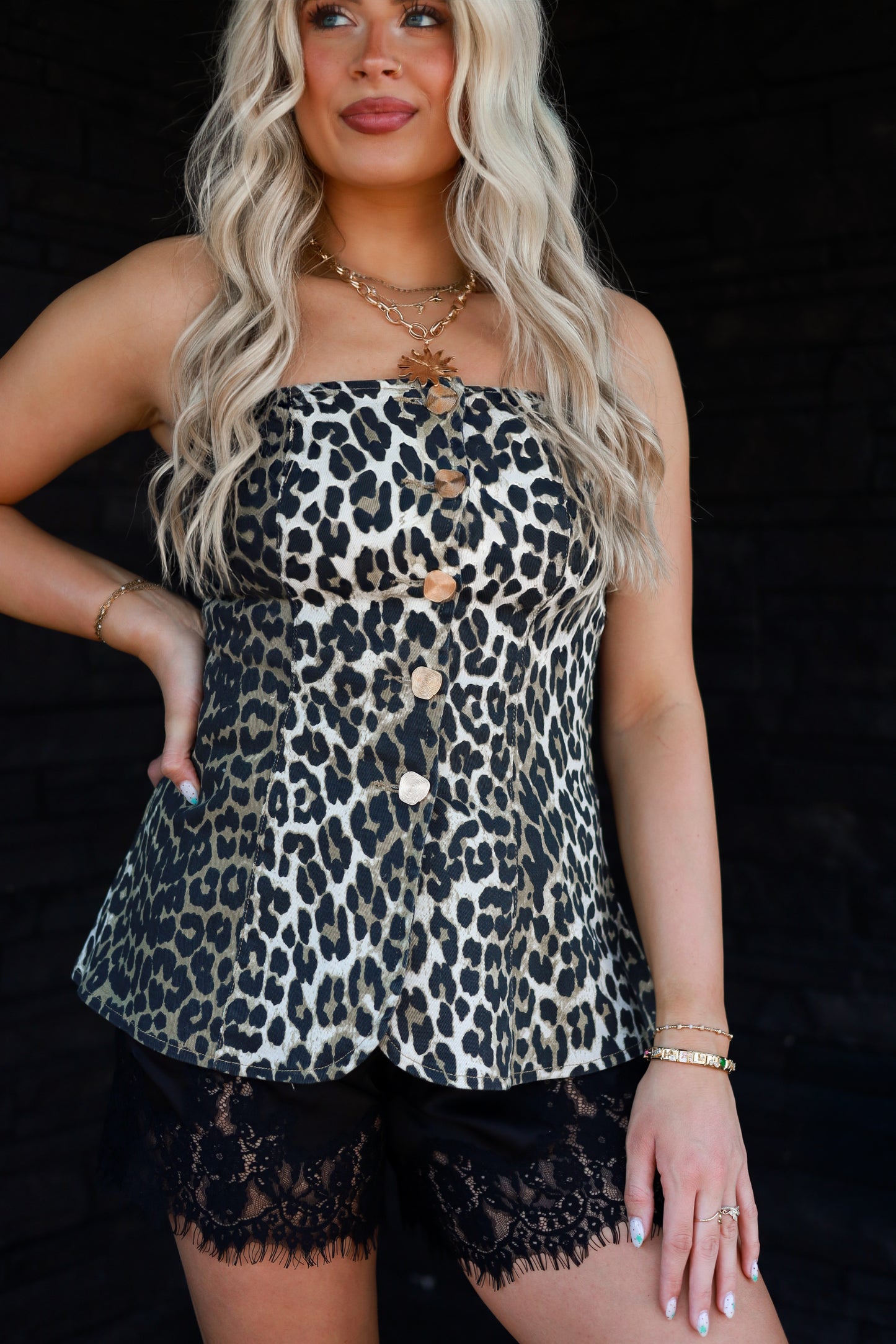 Allure Top - Leopard