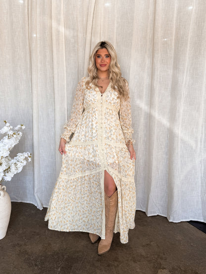 Daffodil Creme Maxi Dress