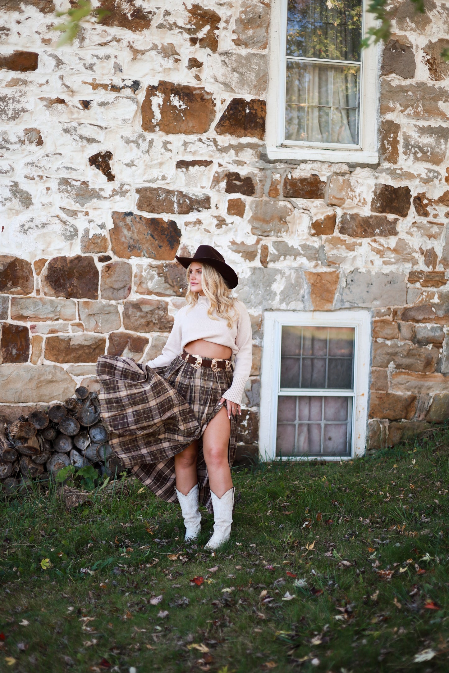 Chestnut Acres Flannel Skirt