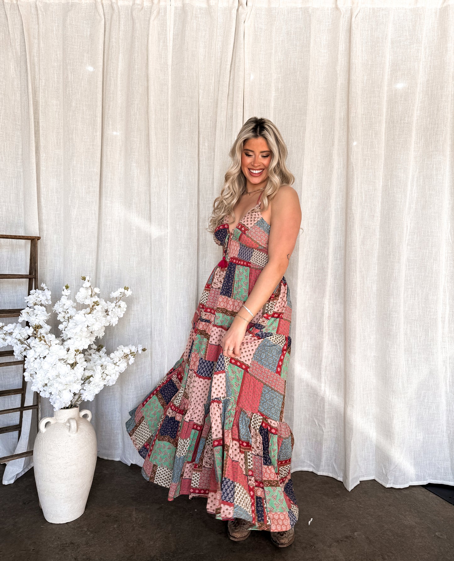 Meadow Quilt Patchwork Dress