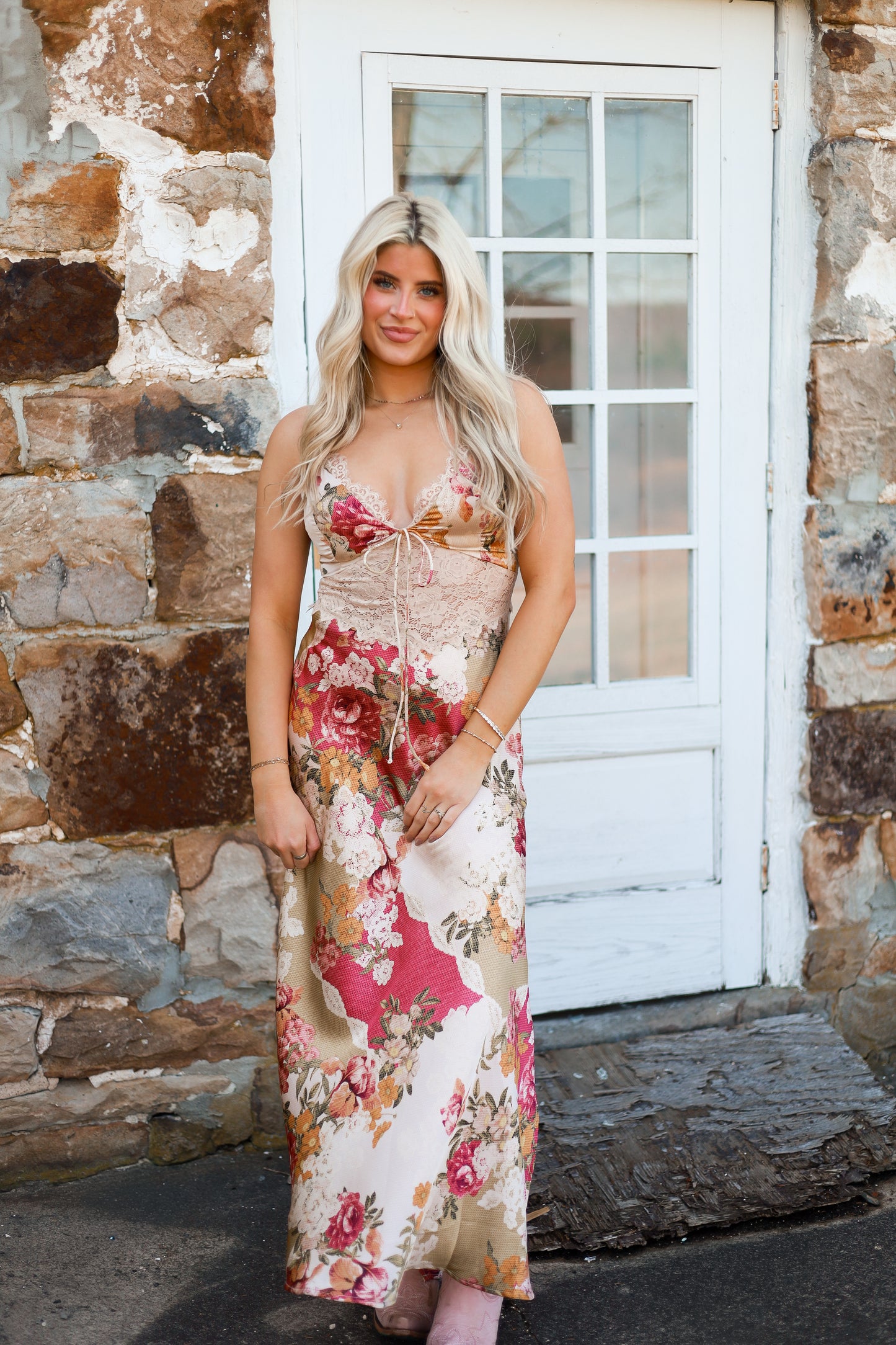 PREORDER Meadow Romance Lace Maxi Dress