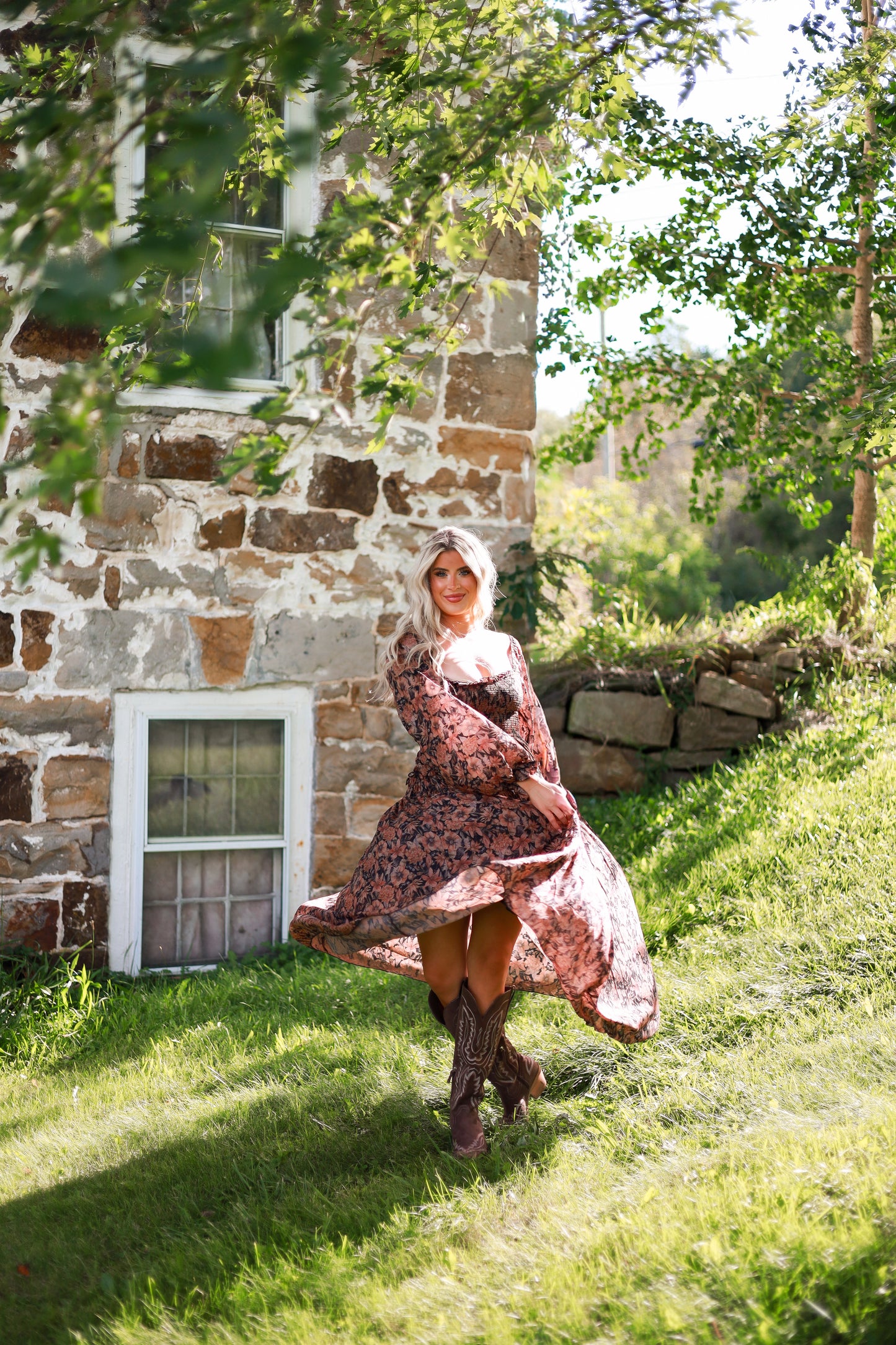 Marigold Manor Maxi Dress - Black