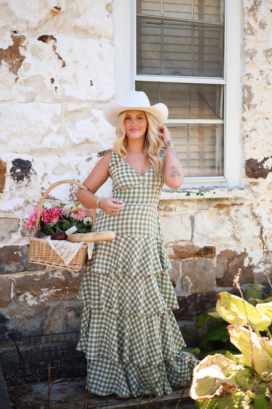French Countryside Maxi Dress