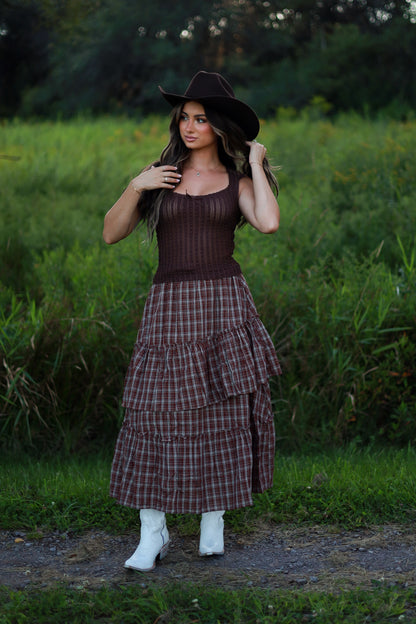 Scotch Maxi Skirt