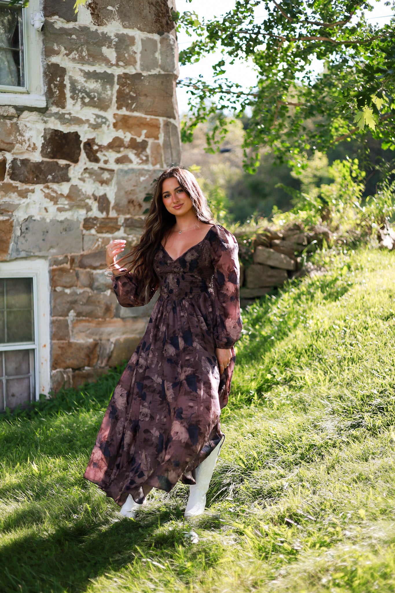 Everly Floral Maxi Dress