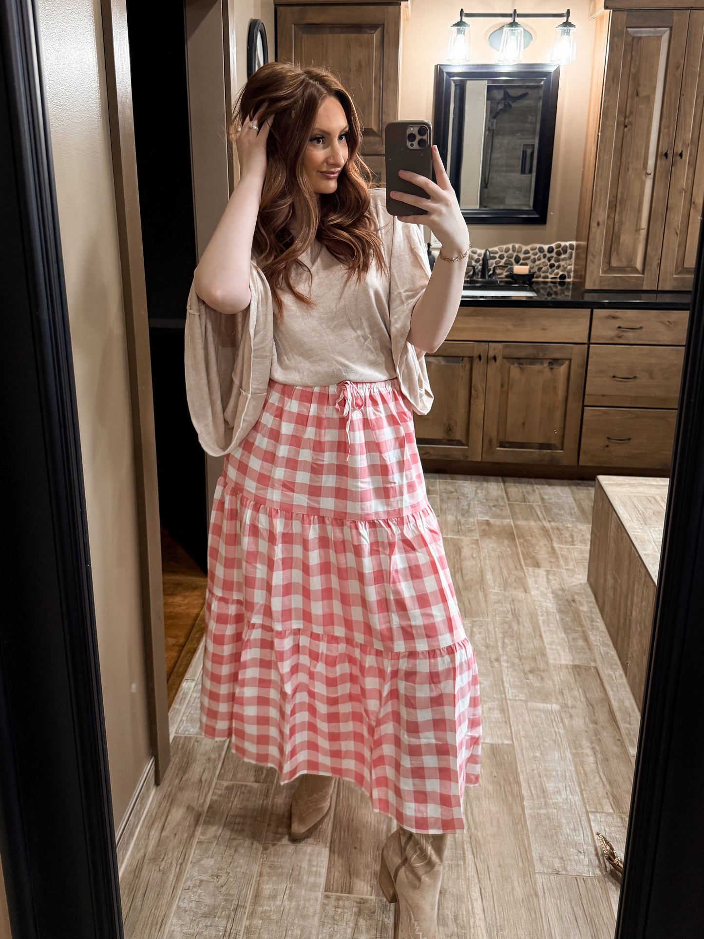 Strawberry Shortcake Maxi Skirt