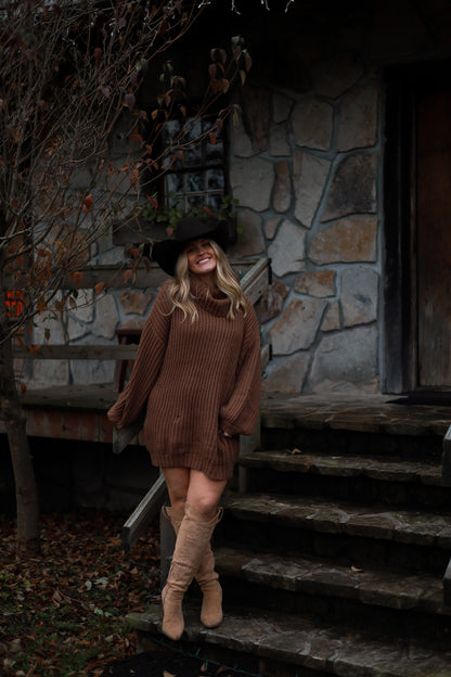 Doe Trail Knit Sweater Dress
