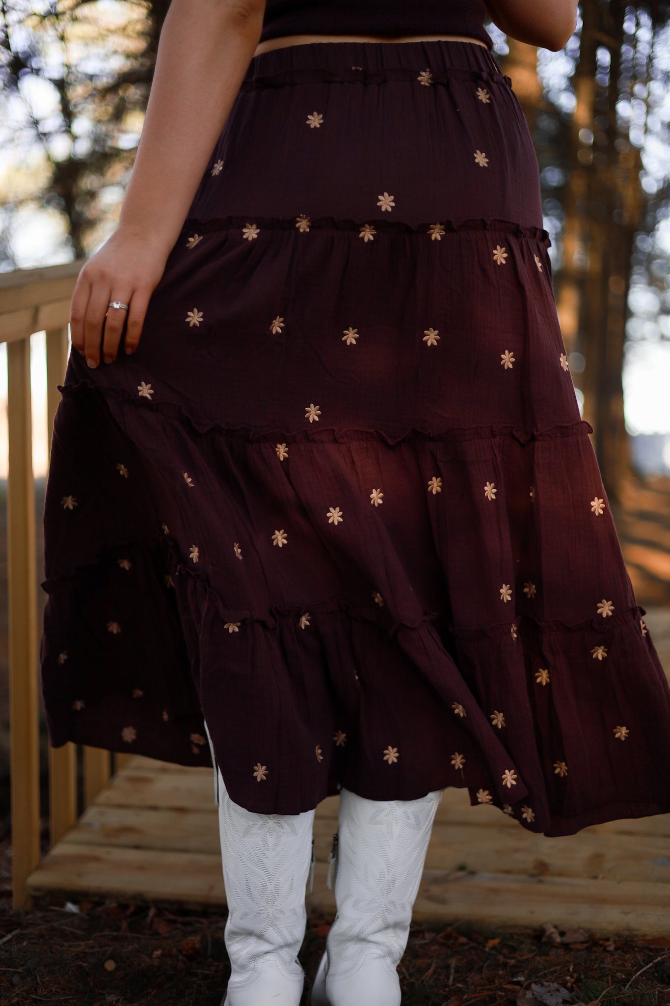 Plum Grove Bohemian Skirt Set
