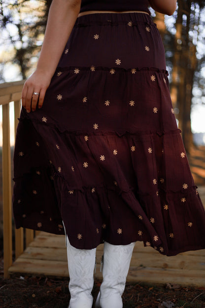 Plum Grove Bohemian Skirt Set