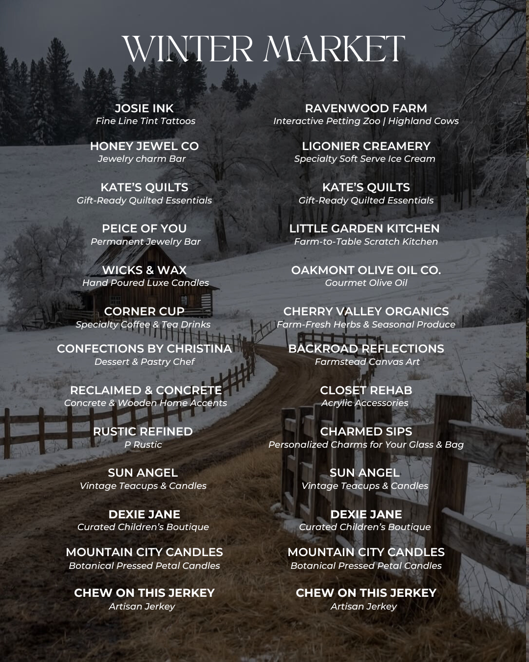 WINTER HARVEST MARKET