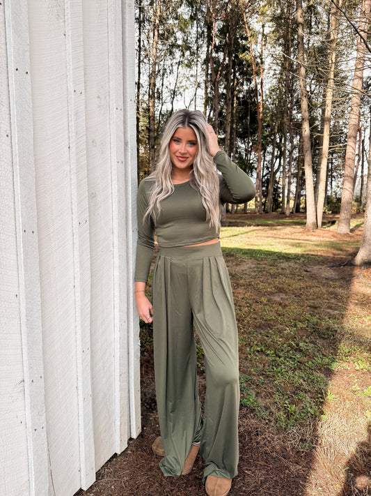 Sandstone Lounge Set - Matcha