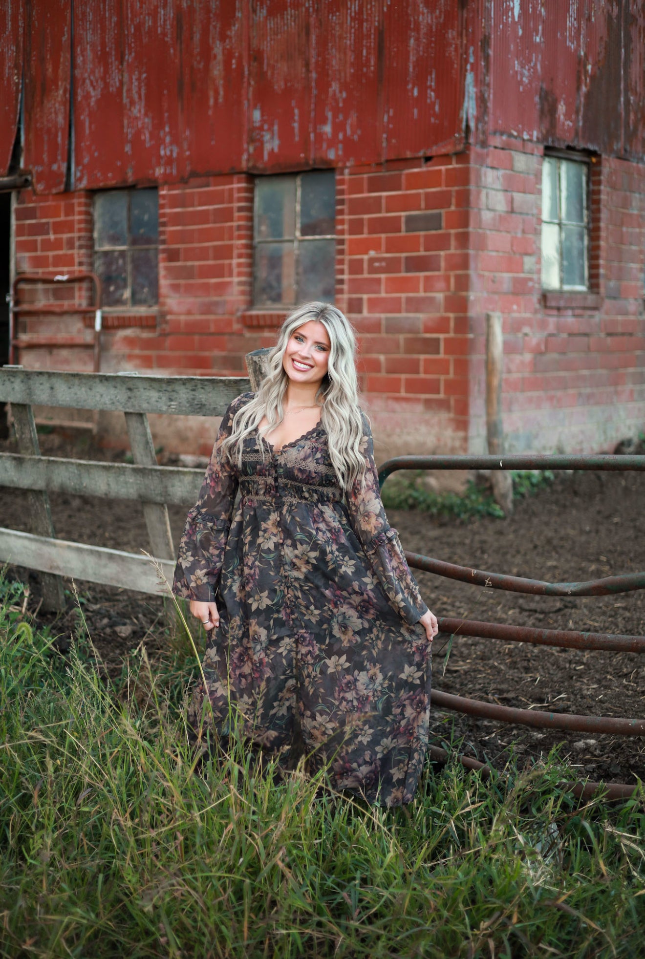 Winewood Petals Maxi Dress