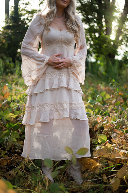 Laurel Lace Dress - Cream