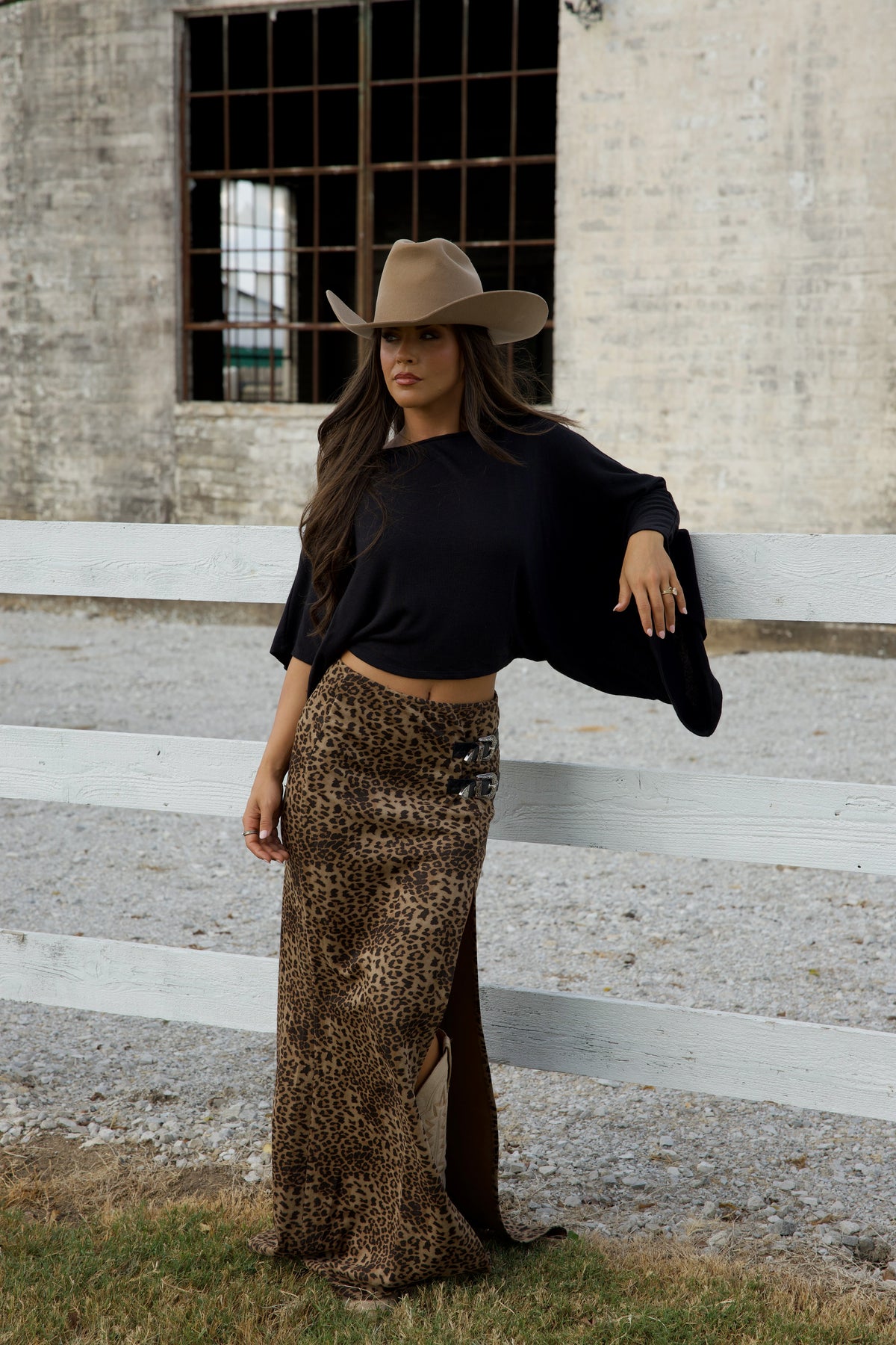 Asymmetrical Knit Top - Black