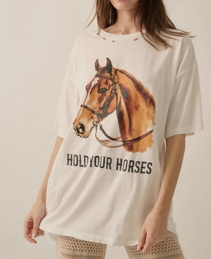 Hold Your Horses Graphic Tee