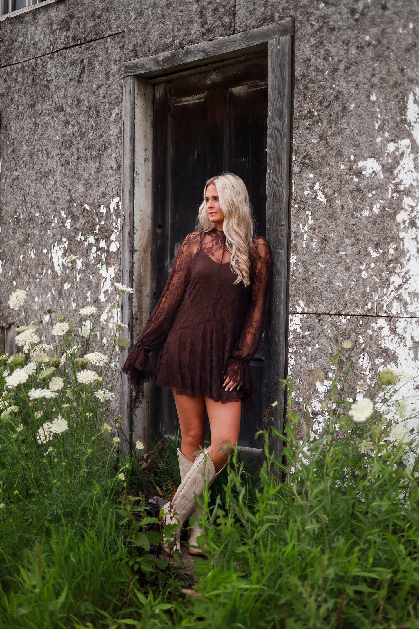 Harlow Lace Mini Dress