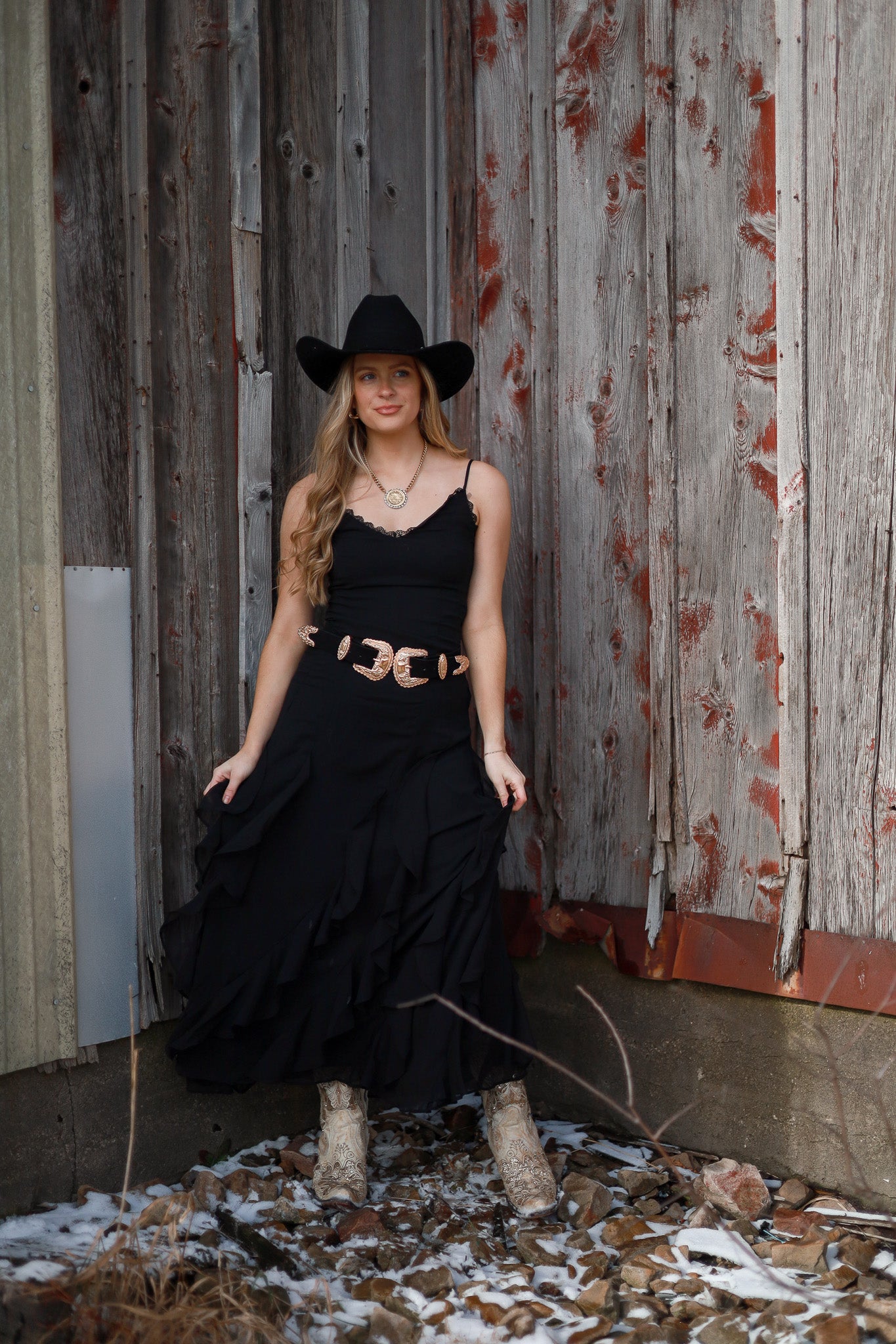 Wildflower Ruffle Lace Dress