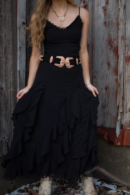 Wildflower Ruffle Lace Dress