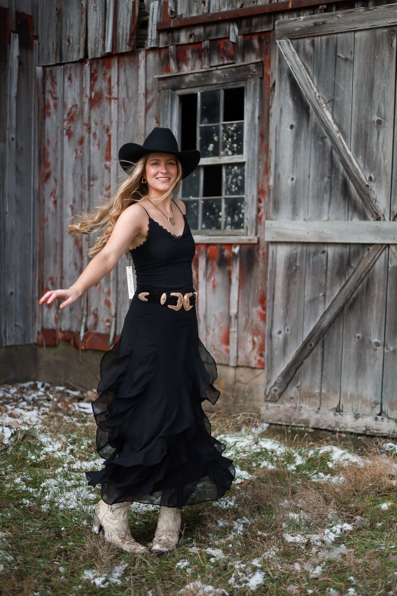 Wildflower Ruffle Lace Dress