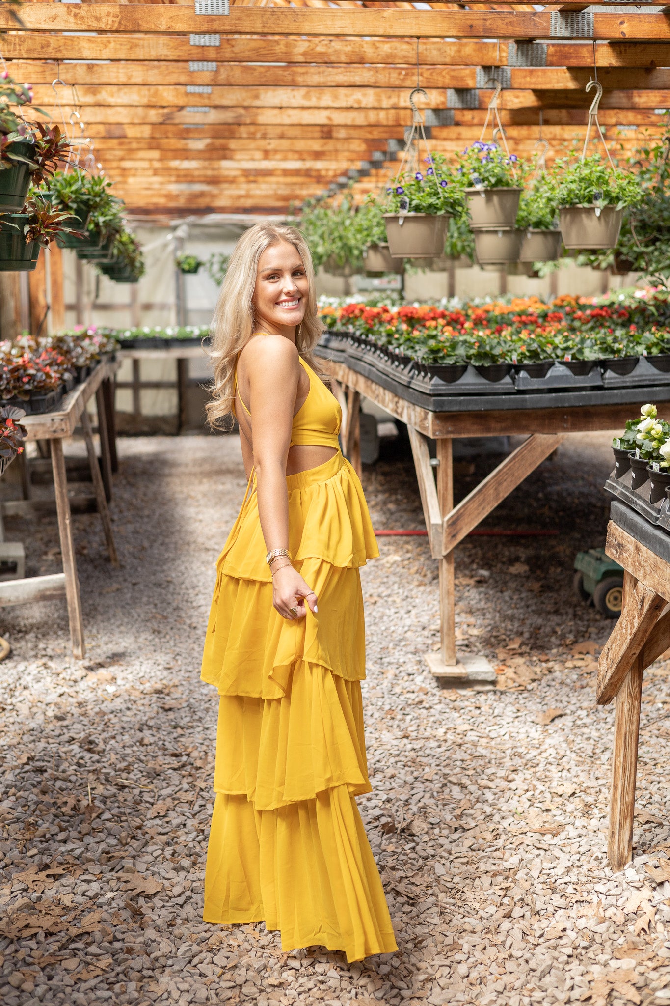 Dandelion Tiered Maxi Dress