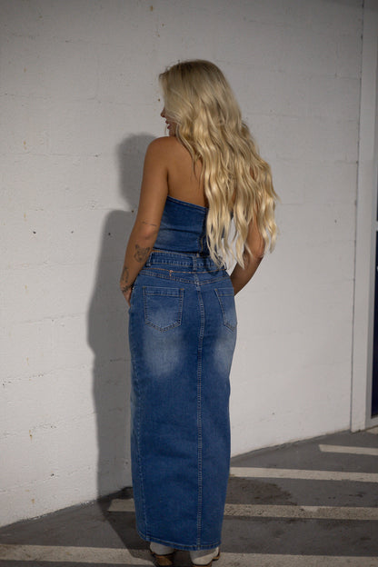 Downtown Denim Top